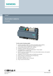 Siemens Desigo PXC4.M16 Installation Manual