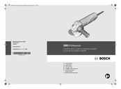 Bosch Professional GWS 12-125 CIP Original Instructions Manual