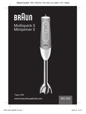 Braun Minipimer 5 MQ500 Manual