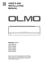 Olmo OSH-10LDH User And Installation Manual