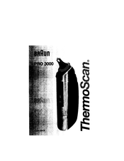 Braun WelchAllyn ThermoScan Pro 3000 Manual