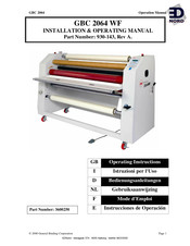 nord GBC 2064 WF Installation & Operating Manual