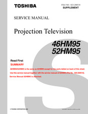 Toshiba TheaterWide 52HM95 Service Manual