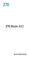 Zte Blade A52 Quick Start Manual
