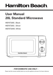 Hamilton Beach HB70T20S User Manual
