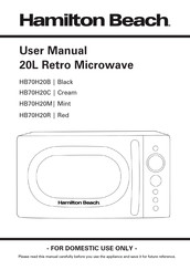 Hamilton Beach HB70H20M User Manual