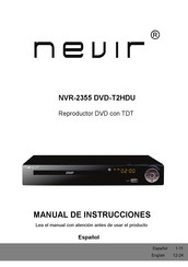 Nevir NVR-2355 DVD-T2HDU User Manual