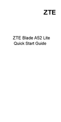 Zte Blade A52 Lite Quick Start Manual