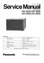 Panasonic NN-3559 Service Manual