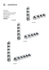newform 67634E Instructions Manual