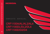 Honda CRF1100A 2021 Owner's Manual