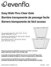 Evenflo Easy Walk-Thru Clear Gate Manual