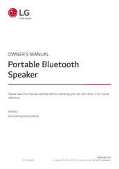 LG PM7R Owner's Manual