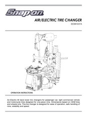 Snap-On EEWH337A Operation Instructions Manual