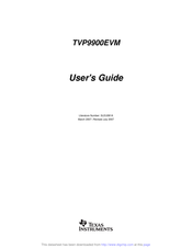 Texas Instruments TVP9900EVM User Manual