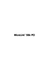 Devolo MicroLink 56k PCI Manual
