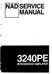 NAD 3240PE Service Manual