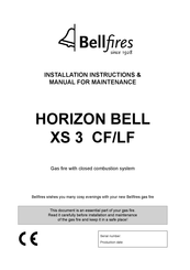 Bellfires HBXS3 LF Installation Instructions & Manual For Maintenance