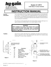 Hy-Gain AV-18VS Instruction Manual