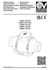 Vortice LINEO 150 ES Instruction Booklet