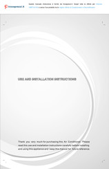 Hisense CBBT241AG Use And Installation Instructions