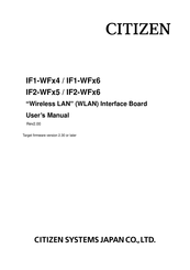 Citizen IF1-WF 4 Series User Manual