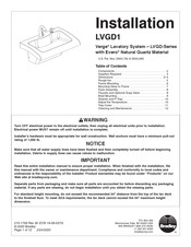 Bradley Verge LVGD Series Installation Manual