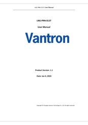 Vantron LNG-PRN-0137 User Manual