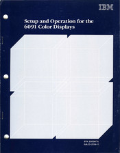 IBM 6091 Set Up And Operation Manual
