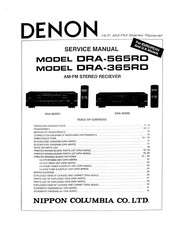 Denon DRA-565RD Service Manual