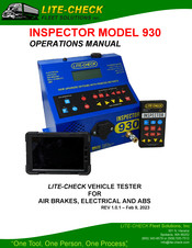 Lite-Check INSPECTOR 930 Operation Manual