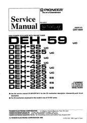 Pioneer DEH-223 Service Manual