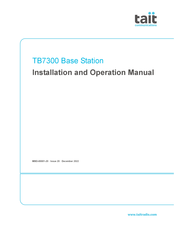 Tait TB7300 Installation And Operation Manual