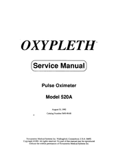 Novametrix Medical Systems OXYPLETH 520A Service Manual