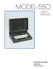 Perkin-Elmer 550 User Manual
