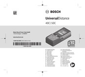 Bosch UniversalDistance 50C Instructions Manual