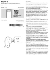 Sony YY2977 Reference Manual