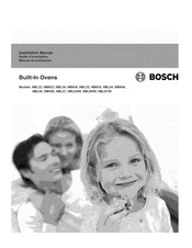 Bosch HBL38550 Installation Manual