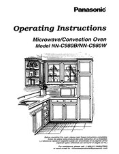 Panasonic NNC980W - MICROWAVE/CONV.OVEN Operating Instructions Manual