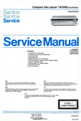 Marantz 74CD60-05B Service Manual