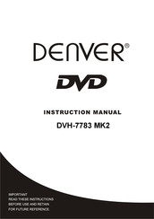 Denver DVH-7783 MK2 Instruction Manual