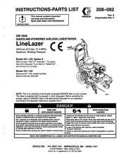 Graco LineLazer GM 3500 Instructions-Parts List Manual
