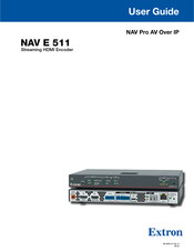 Extron electronics NAV E 511 User Manual