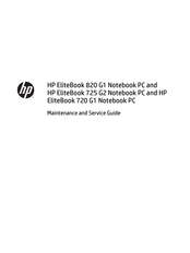 HP EliteBook 725 G2 Maintenance And Service Manual