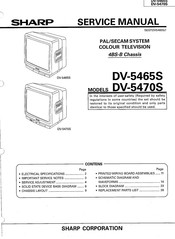 Sharp DV-5465S Service Manual