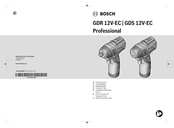 Bosch Professional GDS 12 V-EC Original Instructions Manual