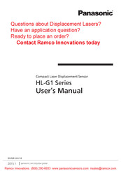 Panasonic HL-G105A-RS-J User Manual