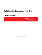 Texas Instruments Hercules RM48 Instruction Manual