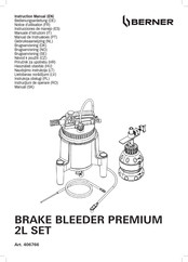 Berner 406766 Instruction Manual