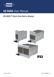 Pickering PXI BRIC 40-560A User Manual